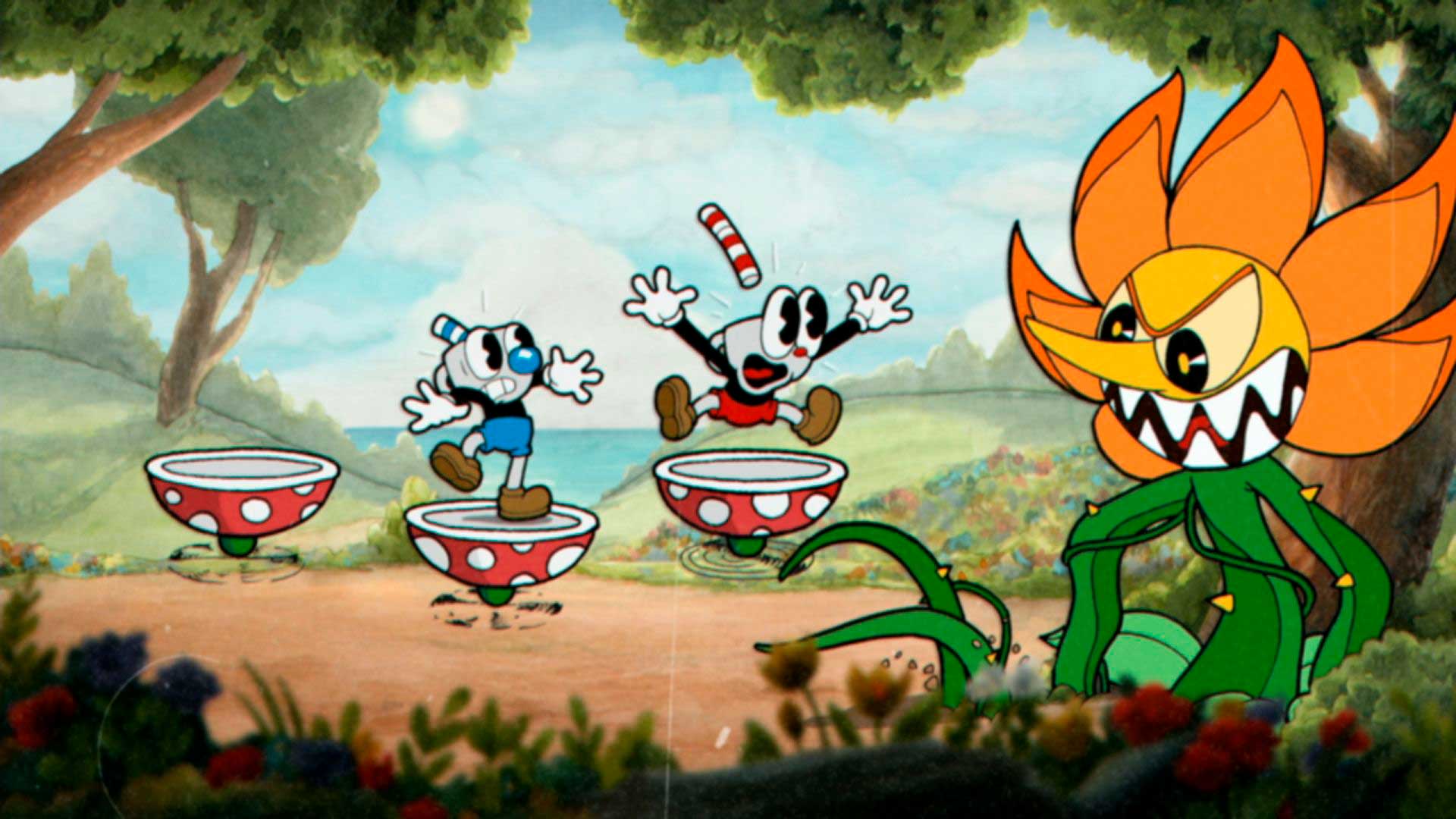 Game Play Cuphead Multiplyer
