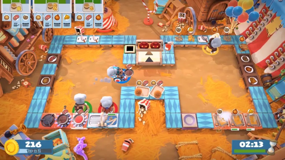 Game Play Overcooked! 2 Multiplyer
