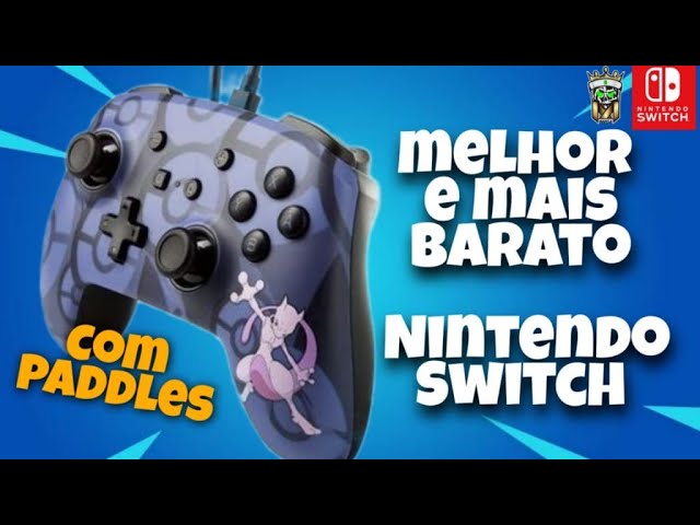 O MELHOR CONTROLE PARA NINTENDO SWITCH / COM PADDLES / CONECTOR PARA HEADSET / POWER A